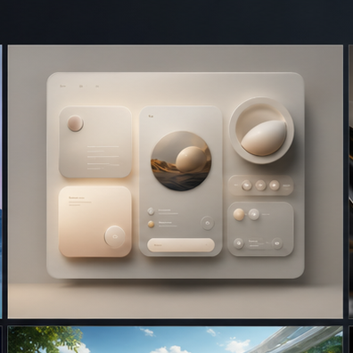 Claymorphism Playground visual direction