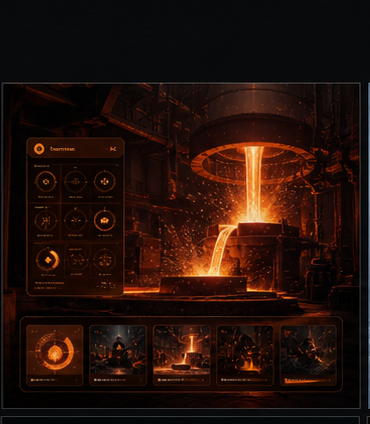 Lava Forge visual direction