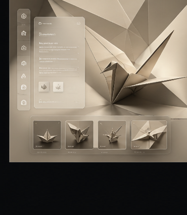 Origami Interface visual direction