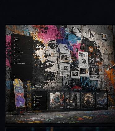 Street Graffiti visual direction