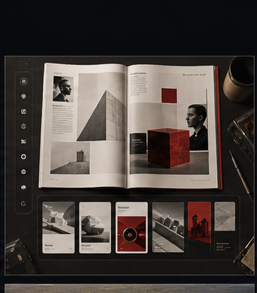 Magazine Spread visual direction