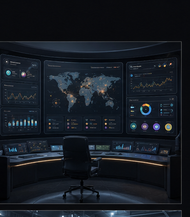 SaaS Command Center visual direction