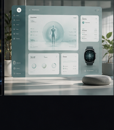 Health Tech Calm visual direction