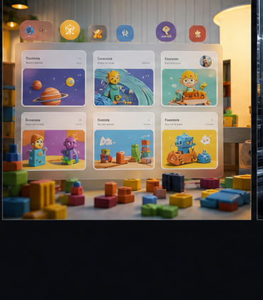 Kids Creative Lab visual direction