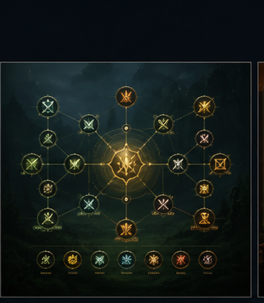 Skill Tree RPG visual direction