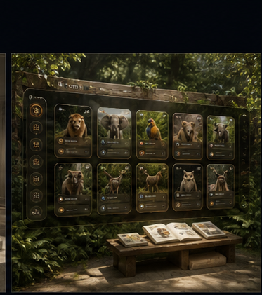 Navigation Zoo visual direction