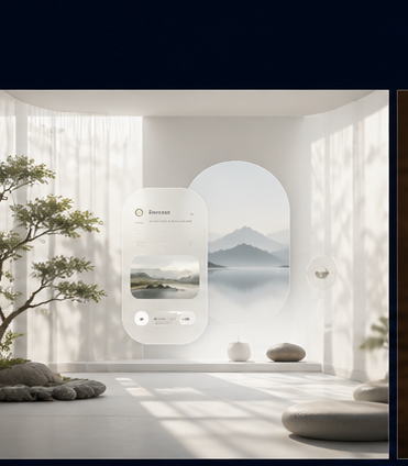 Minimal Zen visual direction