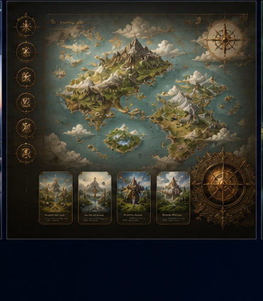 Fantasy Atlas visual direction