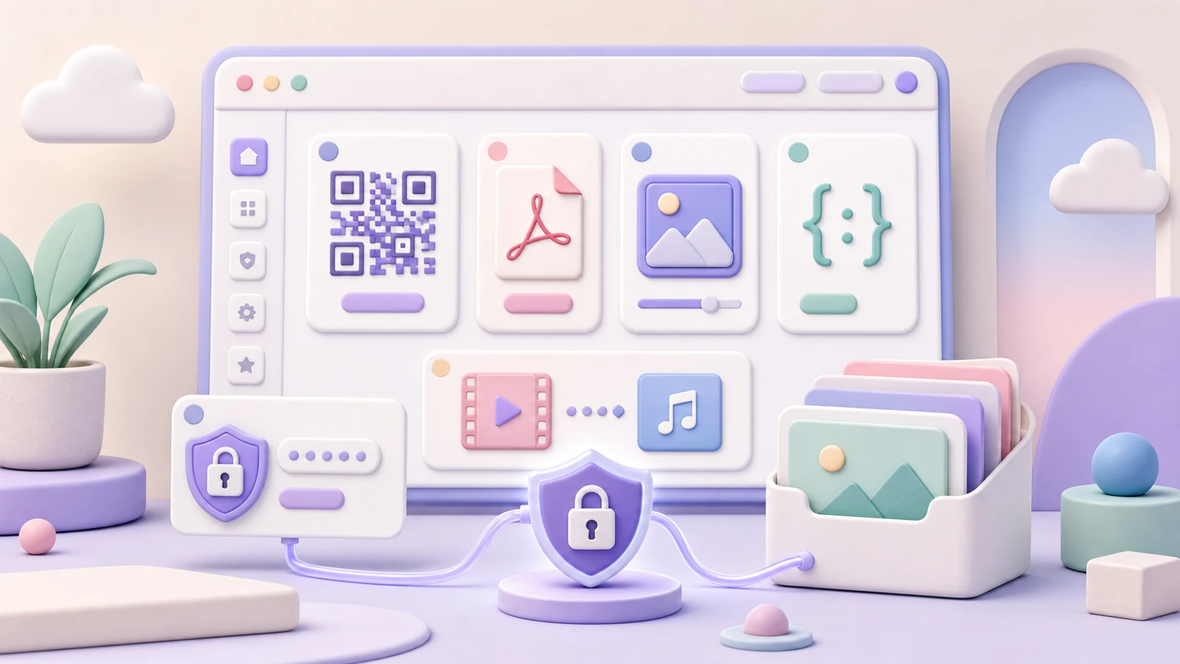 Privacy-first browser tools illustration